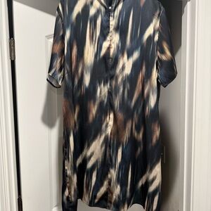 H &M Women’s Multicolor Patterned Shirt-Dress
